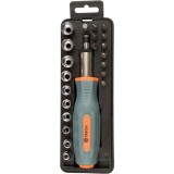 Vorel 60976 - Set capete de insurubare si chei tubulare mixt 22 bucati