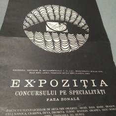 PLIANT/BROSURA EXPOZITIA CONCURSULUI DE SPECIALITATI FAZA ZONALA 11 APRILIE 1979