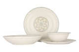By Bone Set de vesela (Large) - Tessera - 24 bucăți - 6 persoane - Porţelan