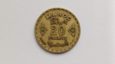 Maroc -20 Francs 1952 foto