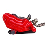 Etrier scuter electric cu placute fara caplu si maneta tipa a rosu