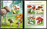 GUINEEA 2015, Ciuperci, Fauna, serie neuzata, MNH