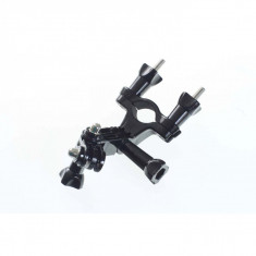 Prindere bicicleta GoPro compatibila GoPro Handlebar/Seatpost/Pole Mount + Brat extensie 3 way pivot arm GP02 foto