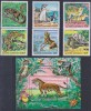 Timbre Comore 1977 Fauna, Emisiune Completa Nestampilata, Colita - Colectie