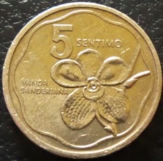 Moneda 5 SENTIMO - FILIPINE, anul 1987 *cod 205 foto
