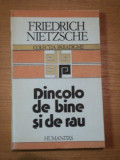 DINCOLO DE BINE SI RAU de FRIEDRICH NIETZSCHE , 1991