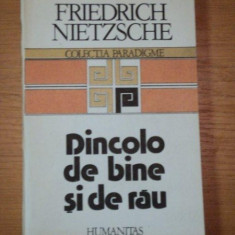 DINCOLO DE BINE SI RAU de FRIEDRICH NIETZSCHE , 1991
