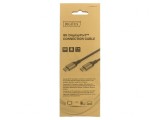 Cablu DisplayPort 1.4 1m Negru Aluminiu