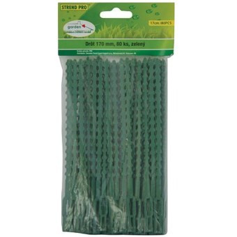 Set coliere pentru legat plante, Strend Pro HG6171-B, lungime 170 mm, 80 buc/set