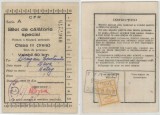 Romania, Bilet de calatorie special, Deva, 1955