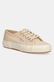 Superga teniși LINEN culoarea bej, S5134KW