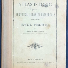 ATLAS ISTORIC PENTRU SERVICIUL ISTORIE UNIVERSALE- EVUL MEDIU - GEORGE BUCURESCU