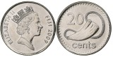 Fiji 2009 - 20 cents UNC