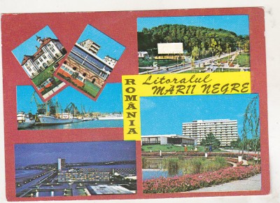 bnk cp Constanta - Litoralul Marii Negre - necirculata - marca fixa foto