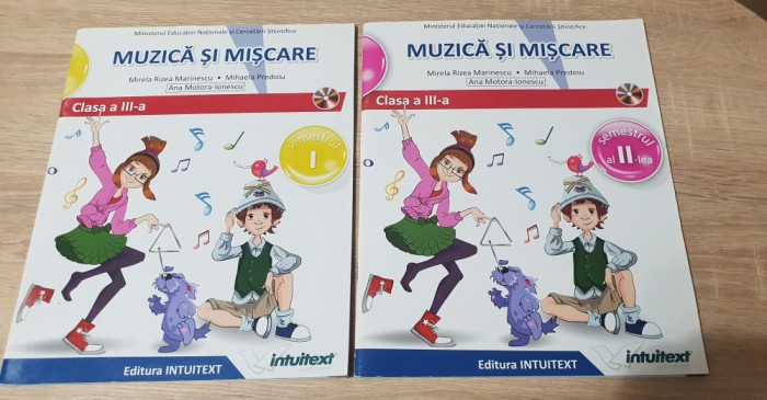 Muzică și mișcare, clasa a III-a, semestrul I + II - Mirela Rizea Marinescu