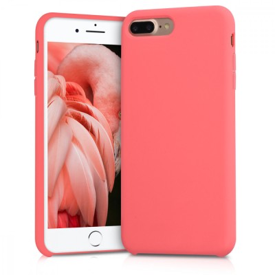 Husa pentru Apple iPhone 8 Plus / iPhone 7 Plus, Silicon, Roz, 40842.103 foto