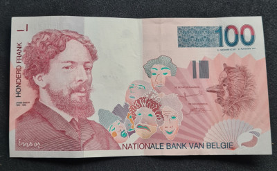 Belgia 100 francs foto