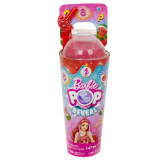 Papusa cu accesorii Barbie, Color Pop Reveal Fruit, Pepene, 8 surprize, HNW43