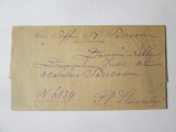 Rară! Scrisoare istorică cu ștampilă Prefectura Buzău 1879