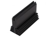Radiator Extrudat Negru 75x29,4x45mm 3,5K/W