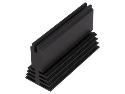 Radiator Extrudat Negru 75x29,4x45mm 3,5K/W foto