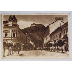 DEVA , VEDERE SPRE CETATEA , CARTE POSTALA , 1952