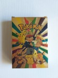 Pachet 55 Cărți Pok&eacute;mon Aurii Gold Edition, Plastificate / Waterproof + Cutie