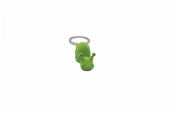 Snail keychain phone stand - Verde