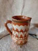 Cana ceramica smălțuită Horezu h 12 cm