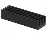 Radiator Aluminiu Negru 26mm x 8mm x 6mm