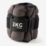 Set Greutăți reglabile Fitness 2x2 kg Gri, Domyos