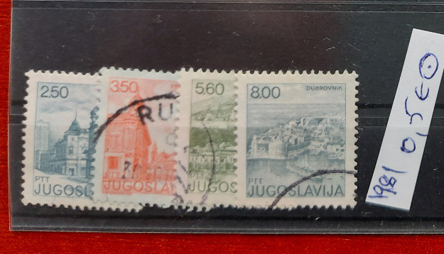 TS21 - Timbre serie Jugoslavia - Iugoslavia 1981