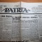 ziarul patria 30 noiembrie 1930-argetoianu,procesul lui averescu,criza mondiala