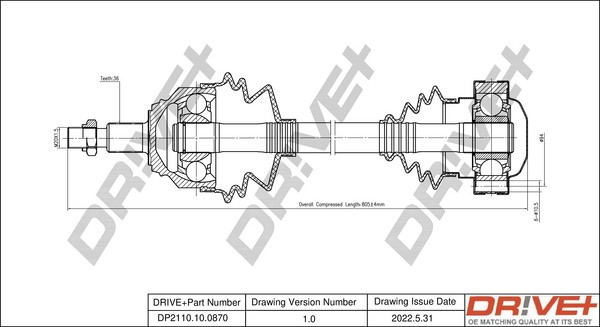 Dr!ve+ DP2110.10.0870 Planetara