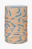 Buff fular &icirc;mpletit Reflective culoarea bej, cu model, 133668