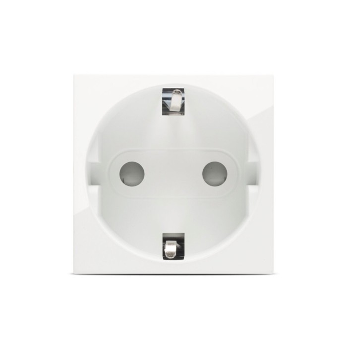 Moda Voice, priza Schuko protectie copii 2M, alb, Elbi