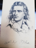 Carte postala Friedrich von Schiller, necirculata, ed.Stengel, stare perfecta