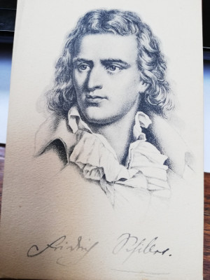 Carte postala Friedrich von Schiller, necirculata, ed.Stengel, stare perfecta foto