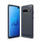 Husa Samsung Galaxy S10 Plus, Carbon Flexibil, Albastru