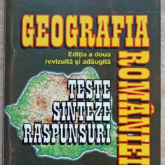 GEOGRAFIA ROMANIEI. TESTE, SINTEZE, RASPUNSURI-FLORINA BRAN, ALEXANDRA BOTESCU
