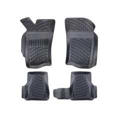 Set covorase auto din cauciuc tip tavita pentru Fiat Albea 2002-2012