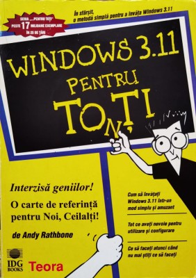 Windows 3.11 Pentru Toti - Andy Rathbone , D492 foto