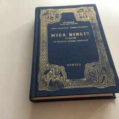 MICA BIBLIE CU ICOANE- Nicodim/IULIU SCRIBAN/PAVEL SAVIN-1913/Editie anastatica