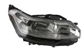 Far Citroen C5 (RD/TD) 10.2010- Valeo partea Dreapta, cu lumini zi, lumina viraje, tip bec H1+H7