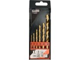 Set Burghie Metal Hss-Tin 2-8Mm, 6 Buc