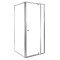 Cabină de duș de colț flexibilă 90x90 cm fără cădiță de duș