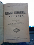 Pedagogia experimentala aplicata - J.J. Van Biervliet