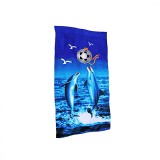 Cumpara ieftin Prosop de plaja, baie, cu delfini 140 x 70 cm, magrot 143