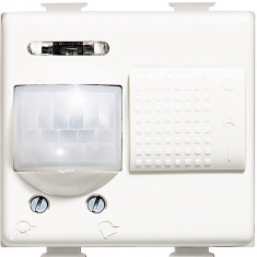 Intrerupator cu senzor miscare IR cu intrerupator 2M Matix Bticino alb AM5752