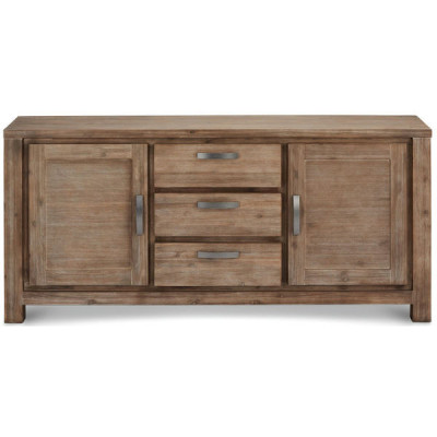 3-Door Sideboard Alaska Solid Acacia foto